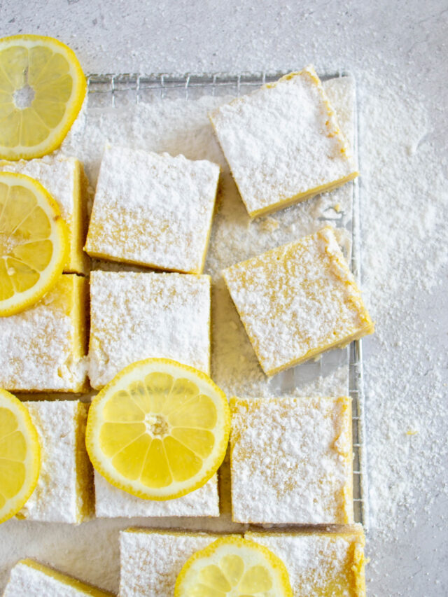 Easy Low Carb Sugar Free Gluten Free Lemon Bars
