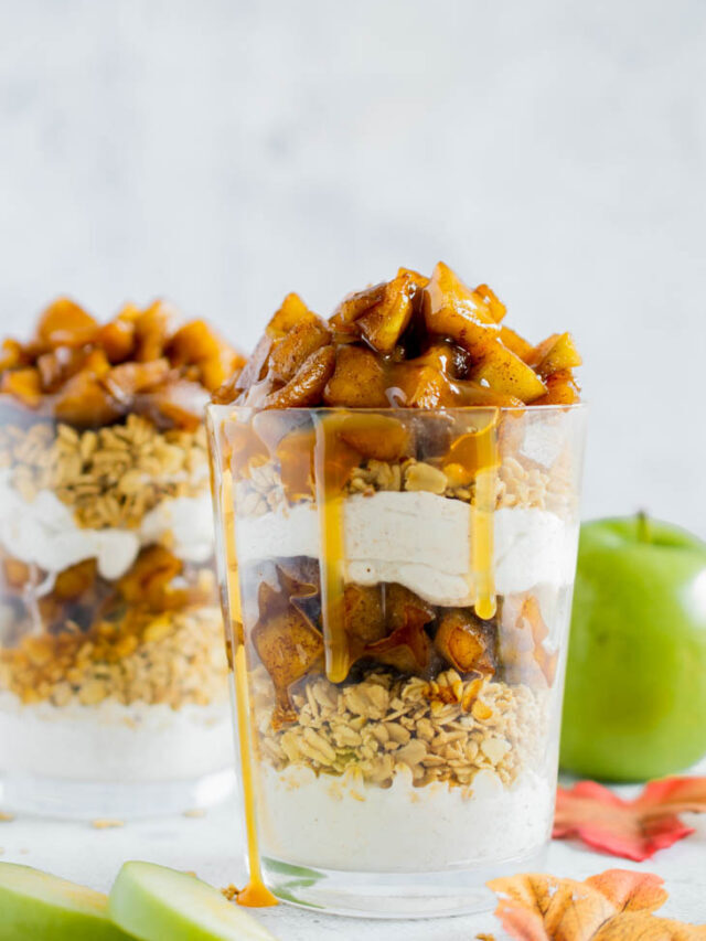 Sugar Free Gluten Free Apple Caramel Trifle