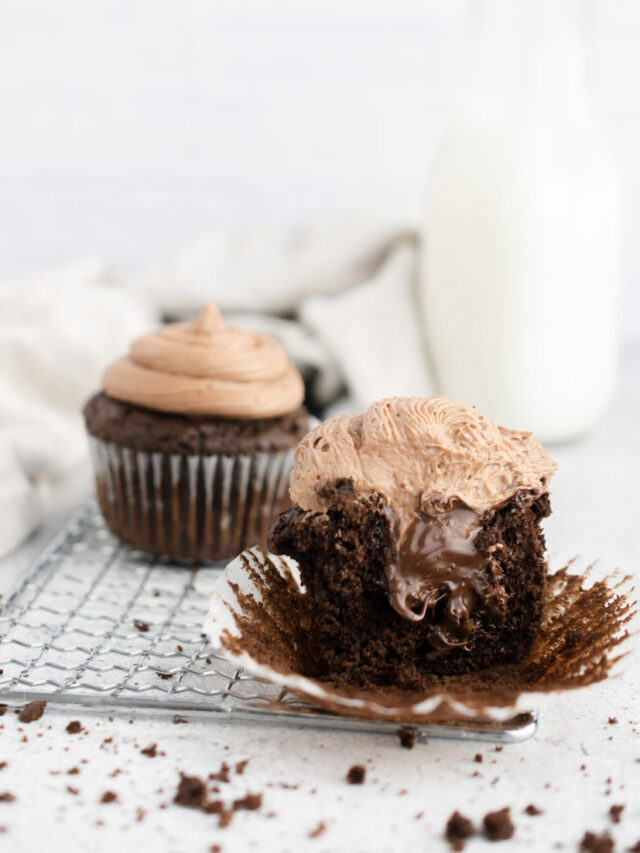 Nutella Cupcakes (Gluten Free Option)