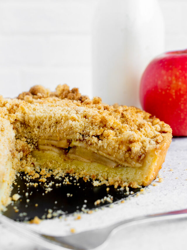 Best Ever Apple Crumble Tart