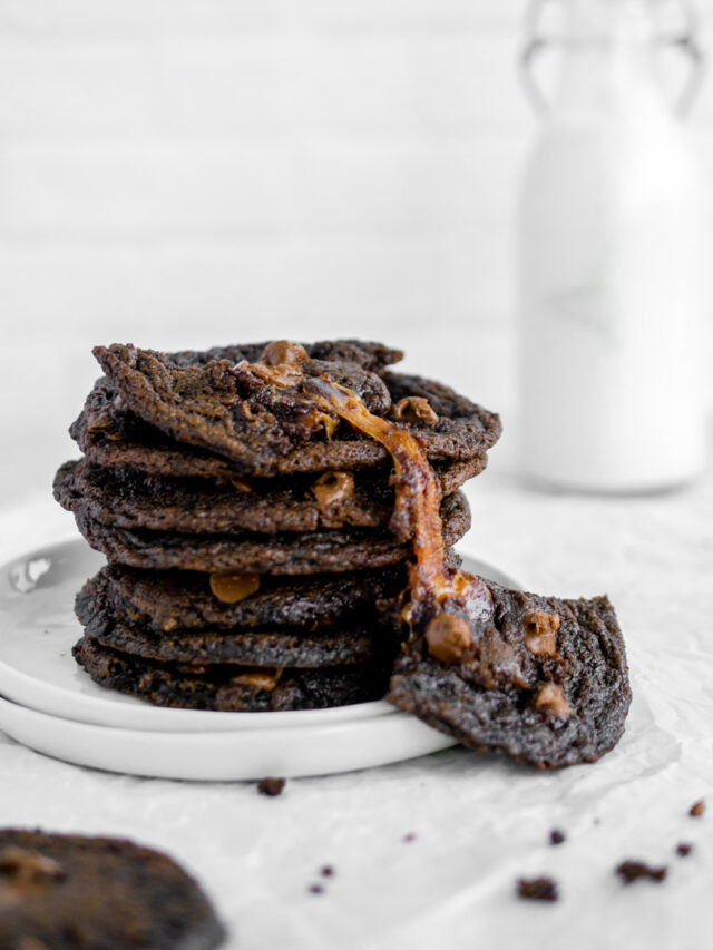 Chocolate Caramel Cookies