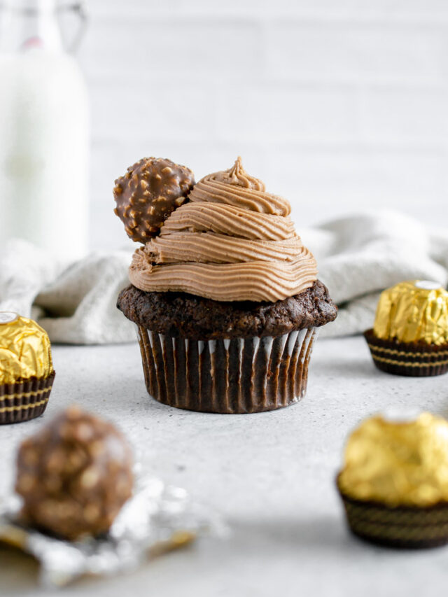 Ferrero Rocher Cupcakes