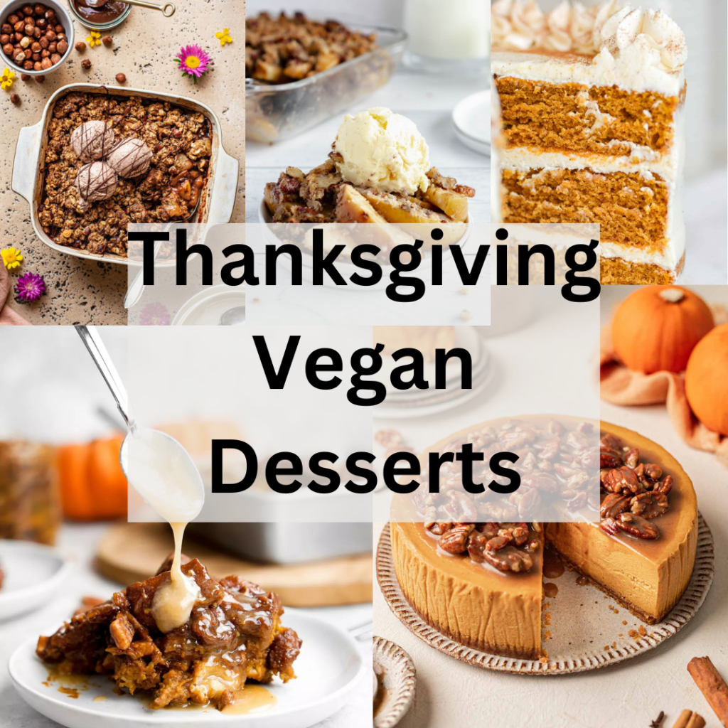Thanksgiving vegan desserts
