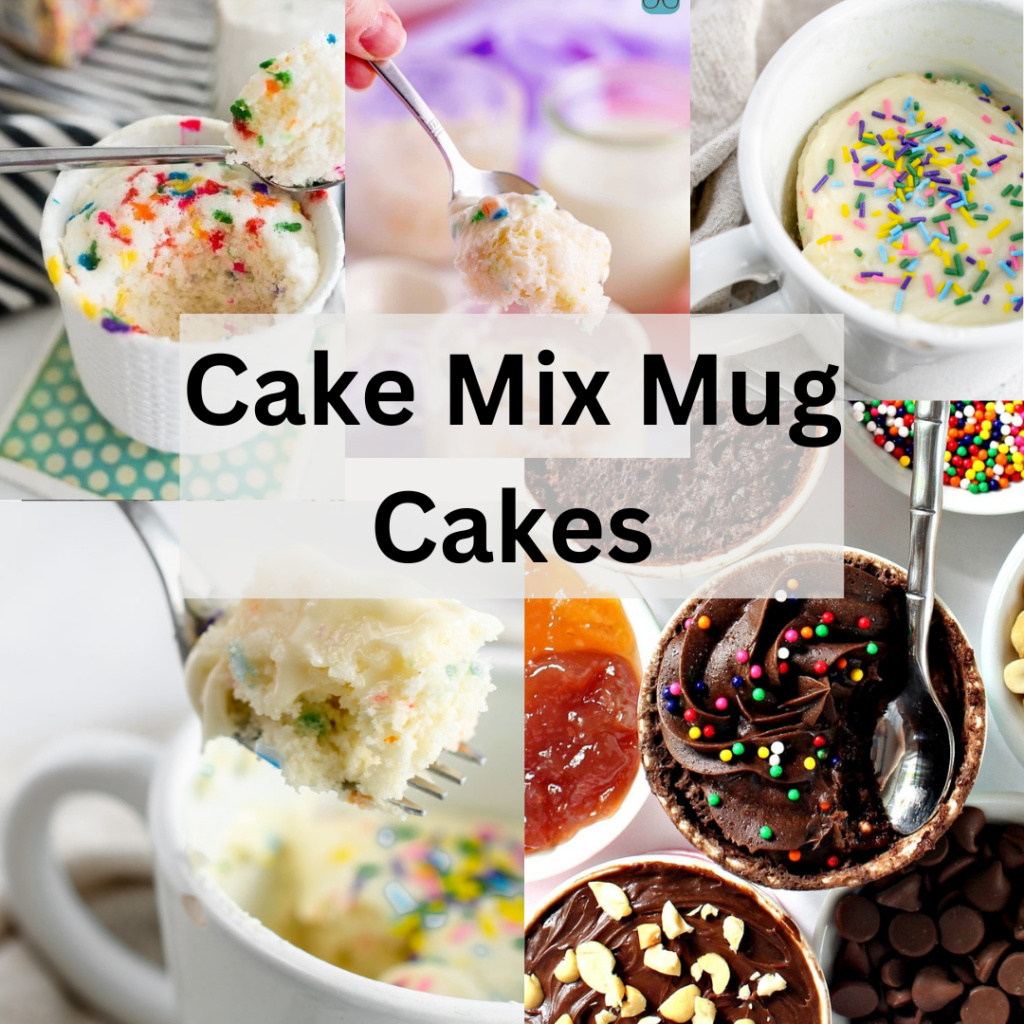 Cake Mix Mug Cakes