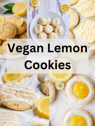 vegan lemon cookies