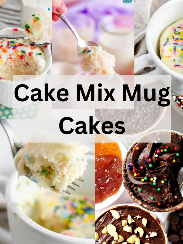 Cake Mix Mug Cakes