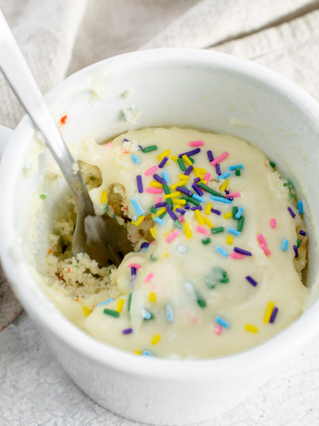 Cake In A Mug from Cake Mix