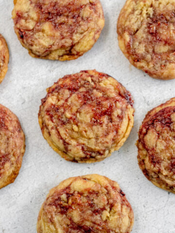 strawberry jam cookies
