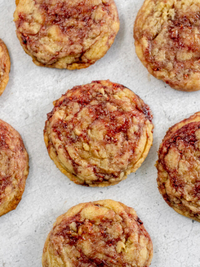 Strawberry Jam Cookies