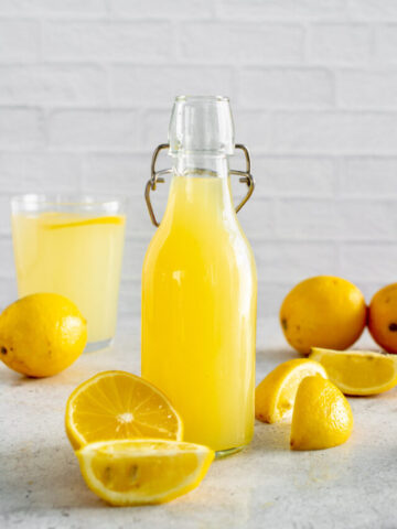 lemon simple syrup