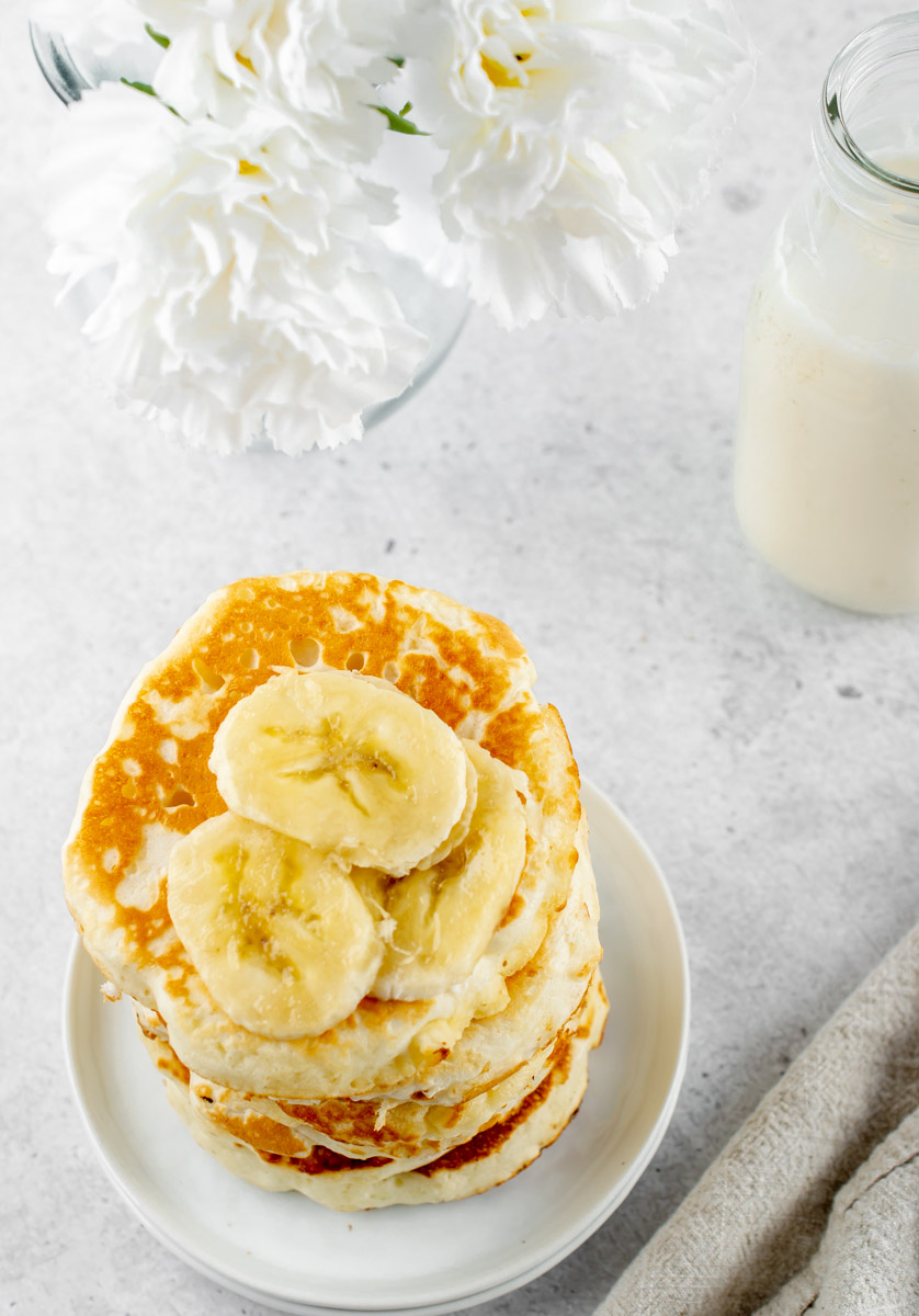 Oat Milk Pancakes - fitandfull.ca - Oat Milk Pancakes For Breakfast